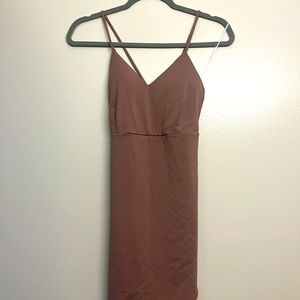 Windsor tan dress